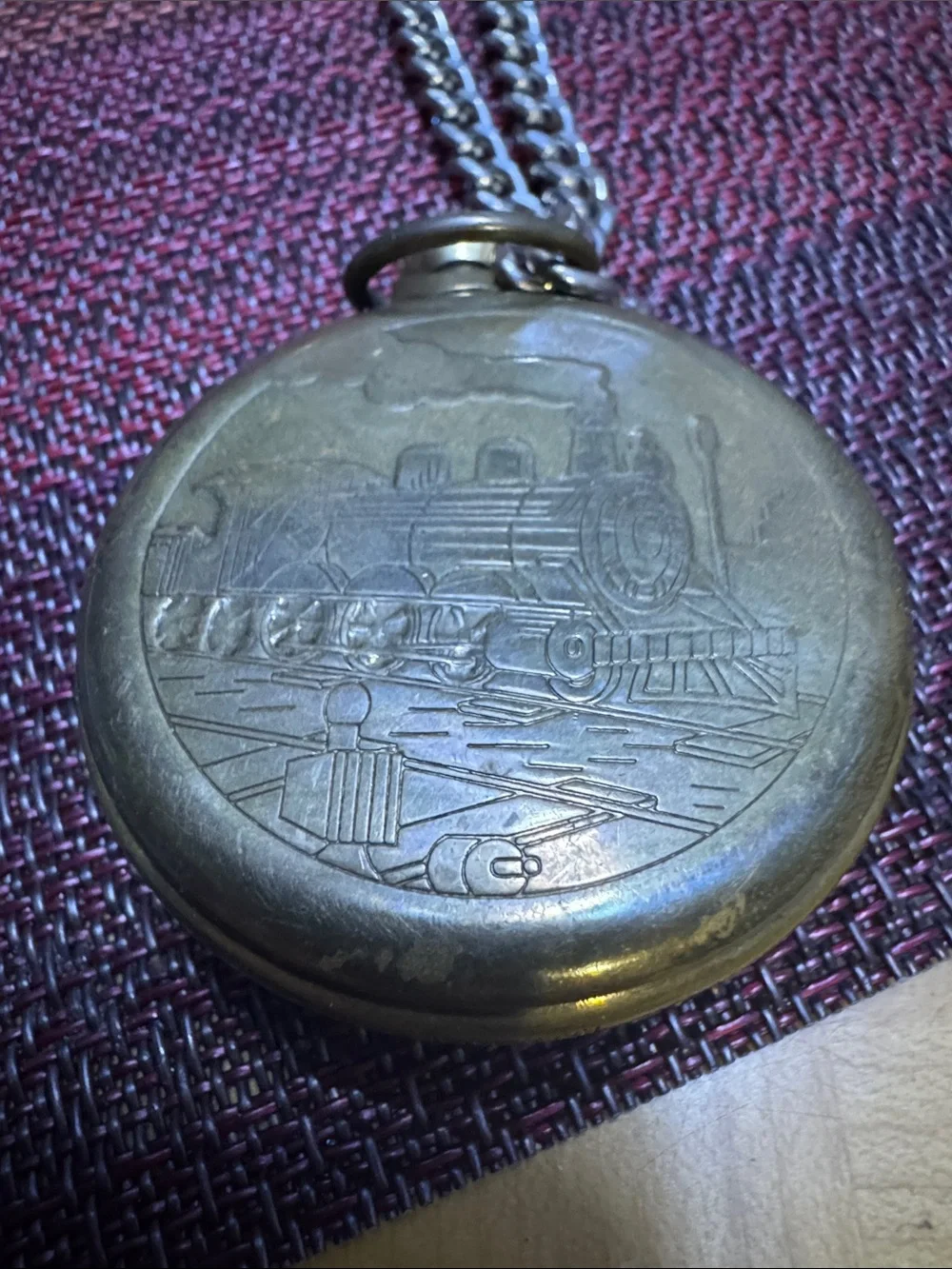 Vintage Railmaster Made in Great Britain  Heritage Brass Pocket Watch